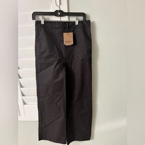 NWT Burberry girls Black Pants fits adults